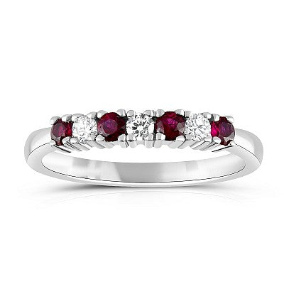 CR17/R/ 21139c CLAW RUBY ET R0.26ct D 0.13ct