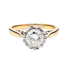 18ct Yellow & White Gold / Diamond / Round