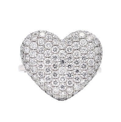 E32541/0112611c D1.73 F-G VS1-2 PAVE HEART Rings