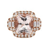 18ct Rose Gold / Diamond / Baguette