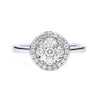 18ct White Gold / Diamond / Round