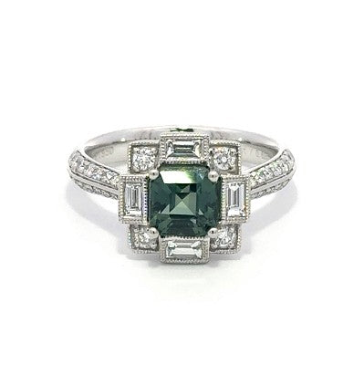 TE89867/EC-TS/82839c TEAL SAP 1.41CT D-0.62CT PLT