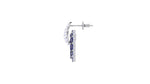 Load image into Gallery viewer, Women Studs Earrings 18k Gold natural sapphire and natural diamonds
