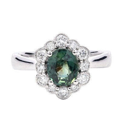 TE92475/OV-TESA/77204C- TEAL S-1.25ct D-0.38ct