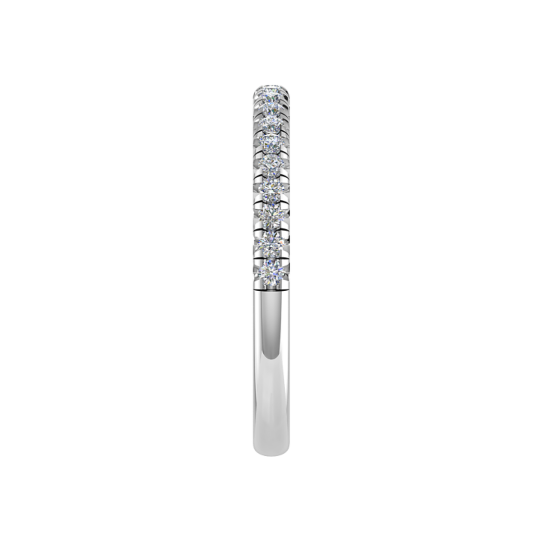 18K Gold Diamond Half Eternity Ring – 0.21 ct