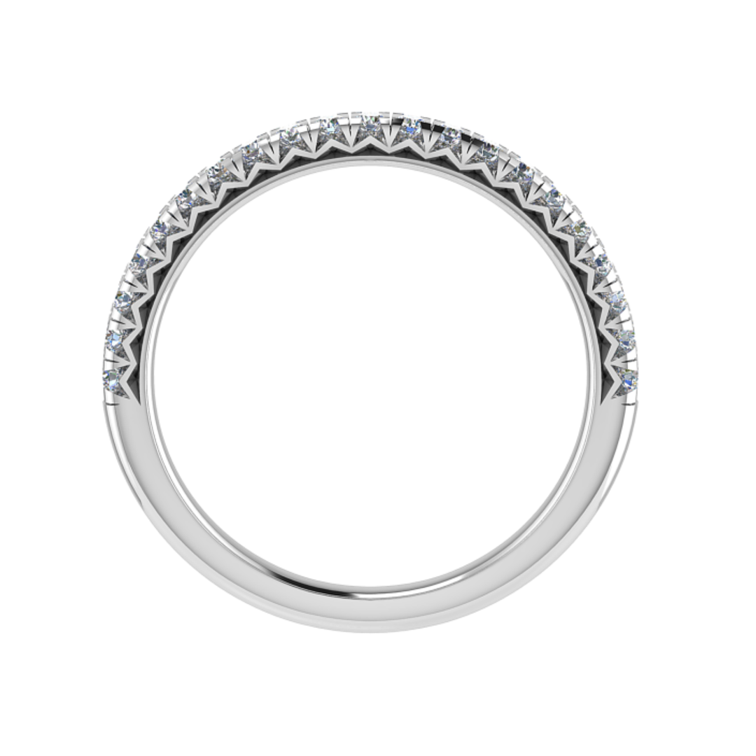 18K Gold Diamond Half Eternity Ring – 0.21 ct