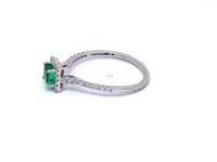 TE88124/ASEM/21639C-PLT EM-0.33ct D-0.19ct