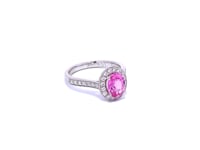 TE88104/OVPKS/73214C Pink SA-1.33ct D-0.37ct