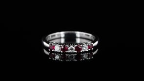 CR17/R/ 21139c CLAW RUBY ET R0.26ct D 0.13ct