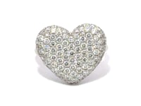 E32541/0112611c D1.73 F-G VS1-2 PAVE HEART Rings